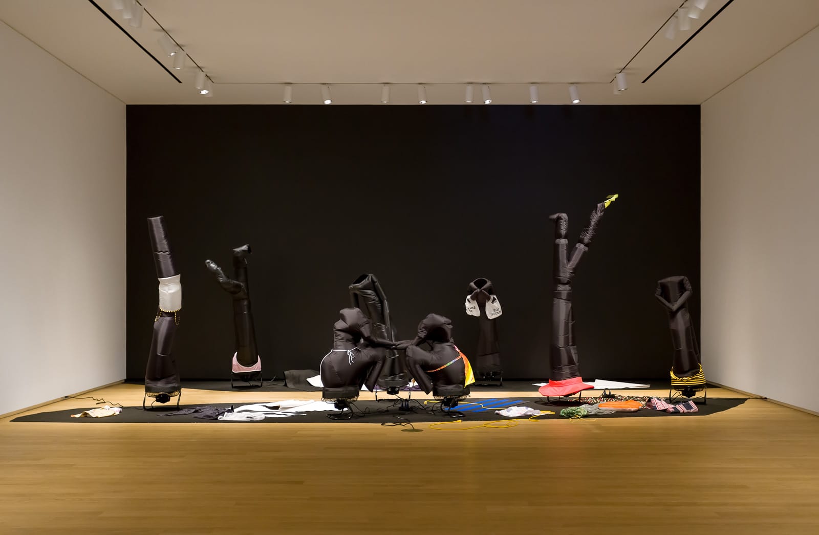 Installation view, Paul Chan, Bathers at Night, Remai Modern, Saskatoon, 2018. Photo: Blaine Campbell.  