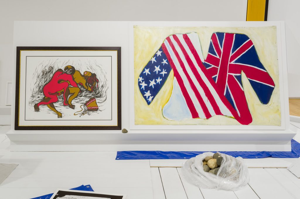 <em>Determined by the River</em>, Installation view, Remai Modern, 2017. Photo: Blaine Campbell