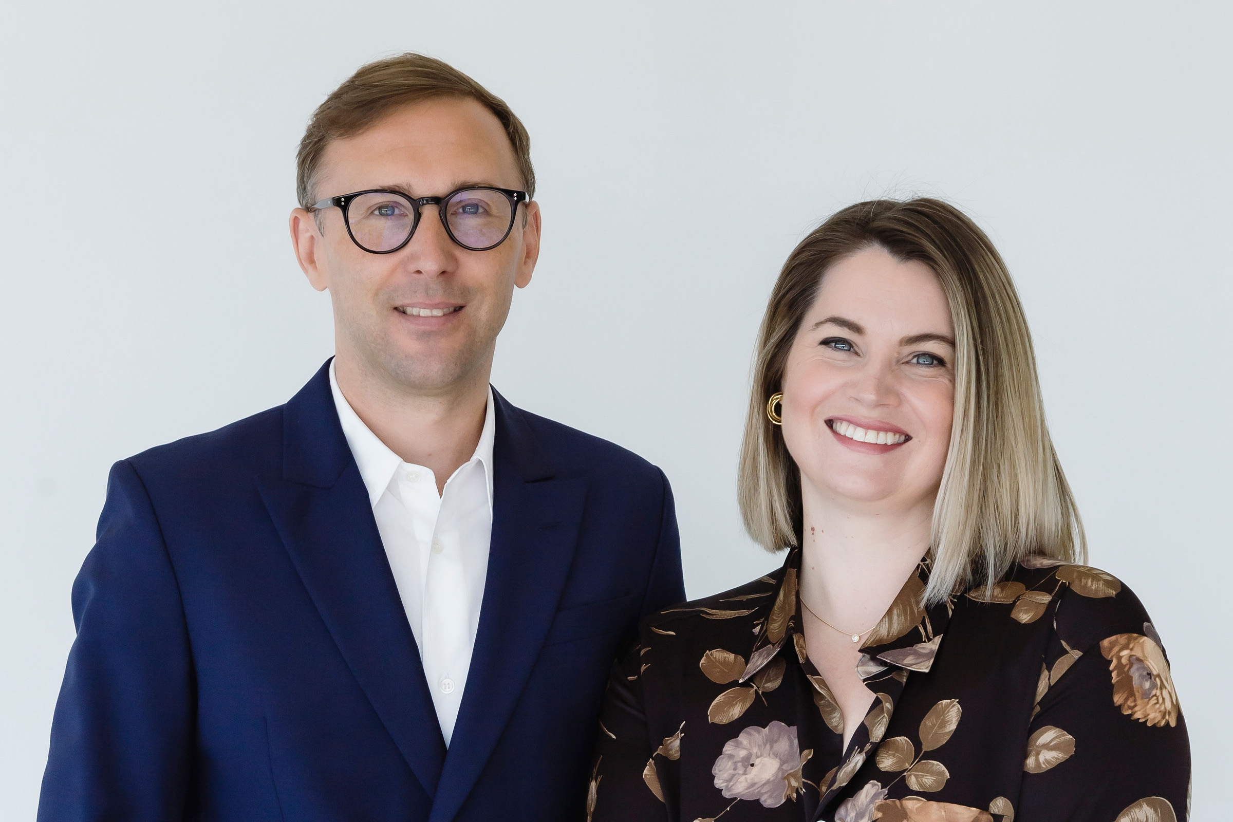 Remai Modern Co-Executive Director and CEOs, Johan Lundh and Aileen Burns.