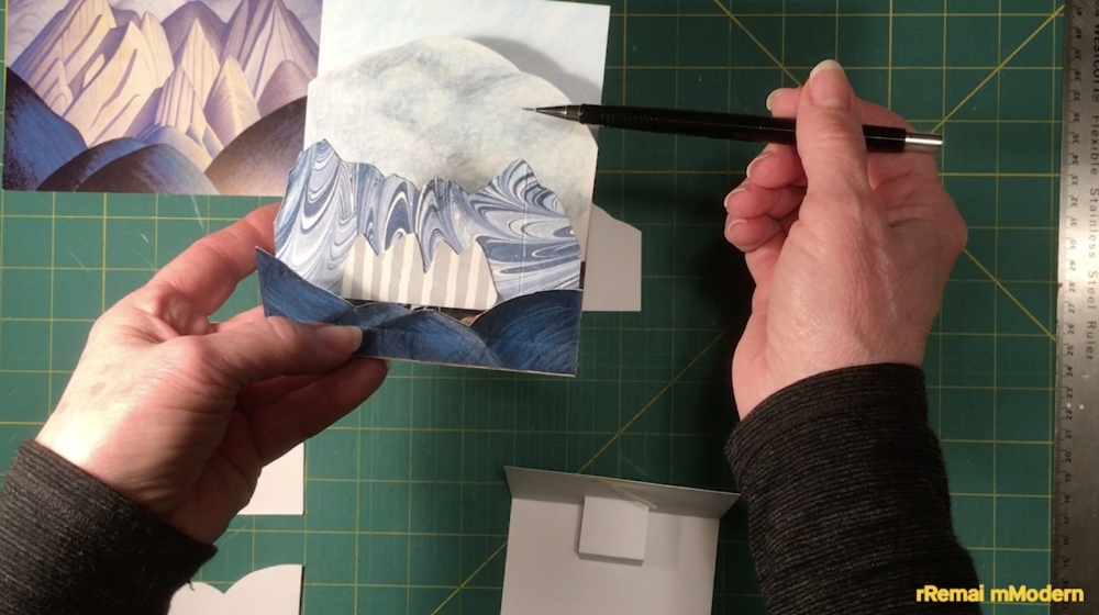 Lawren Harris Pop up card example
